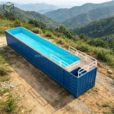 40 fots containerbasseng for frakt i USA